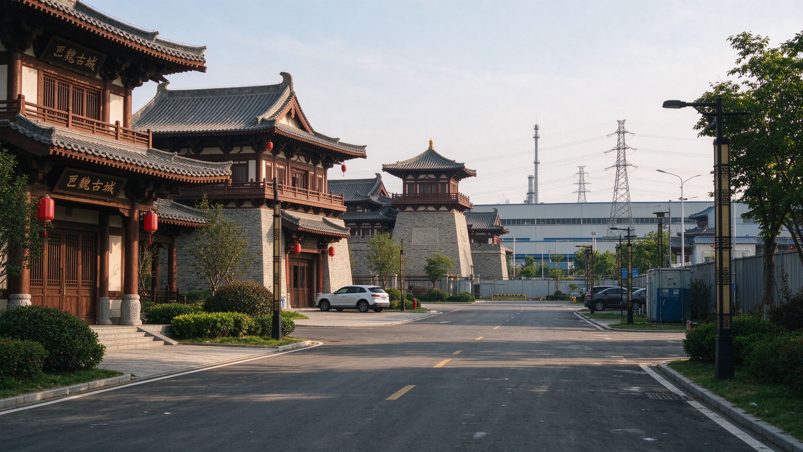 许昌城市风貌与工业厂房